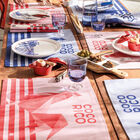 Lot de 2 sets de table Coco-Rico Rouge 50x36 100% coton, , hi-res image number 0
